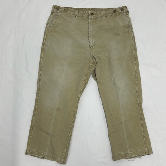 FILSON Deadstock Style 79 Dry TIN Cloth Heavy Cotton Work PANTS